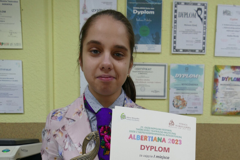 Barbara Habdas z ZSS nr 1 najlepszą solistką w kraju!