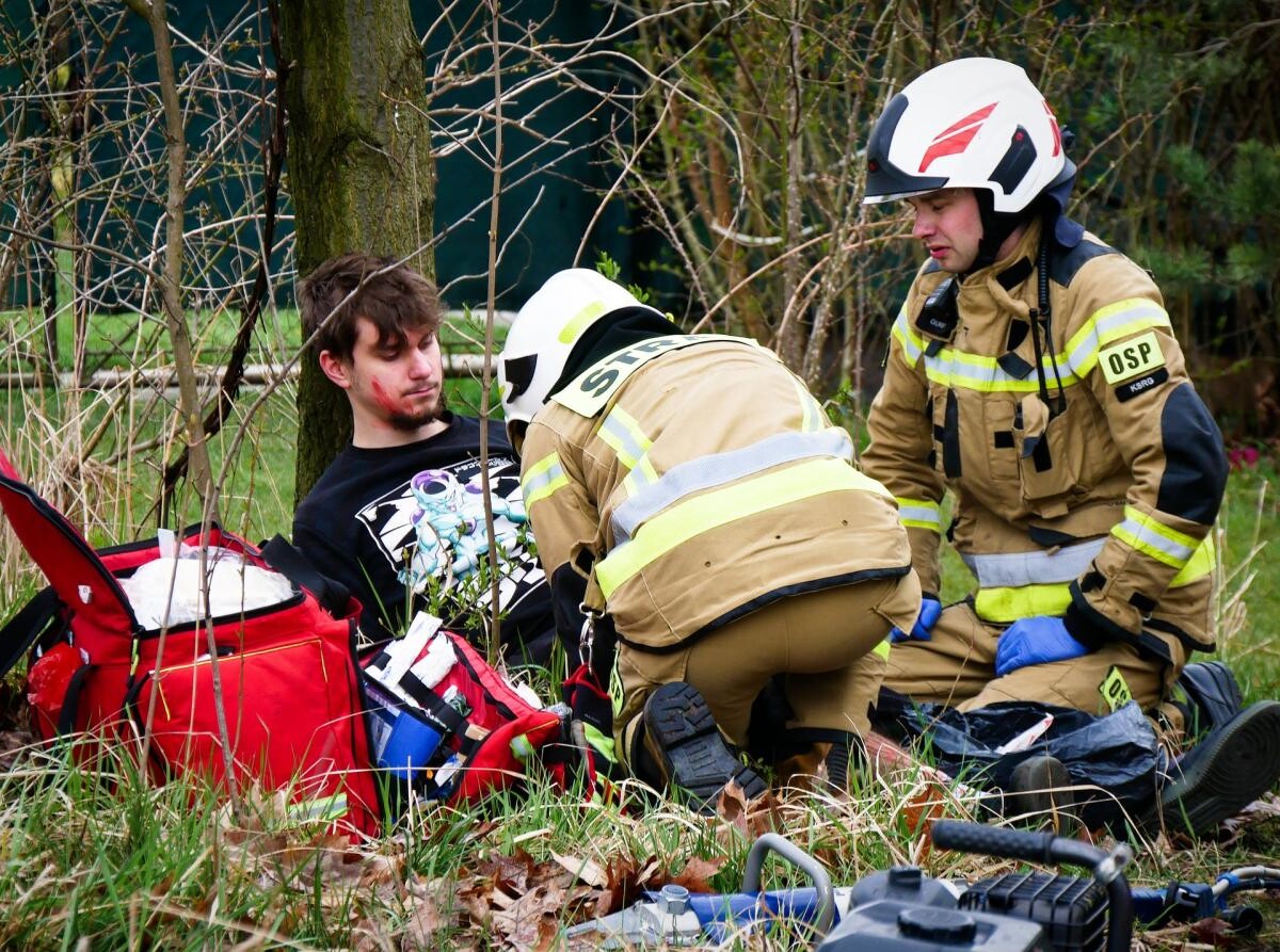 12 kwietnia w Łaziskach Górnych odbyły się pierwsze na taką skalę ćwiczenia służb ratowniczych / fot. Powiat Mikołowski