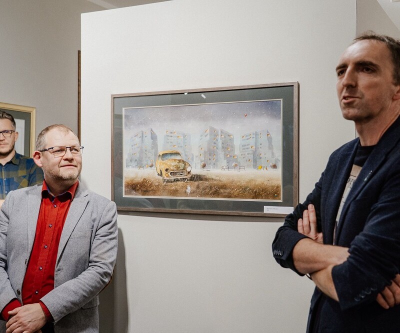 Grzegorz Chudy i jego „Carpe Noctem” – otwarcie wystawy w Muzeum w Mikołowie [FOTO]