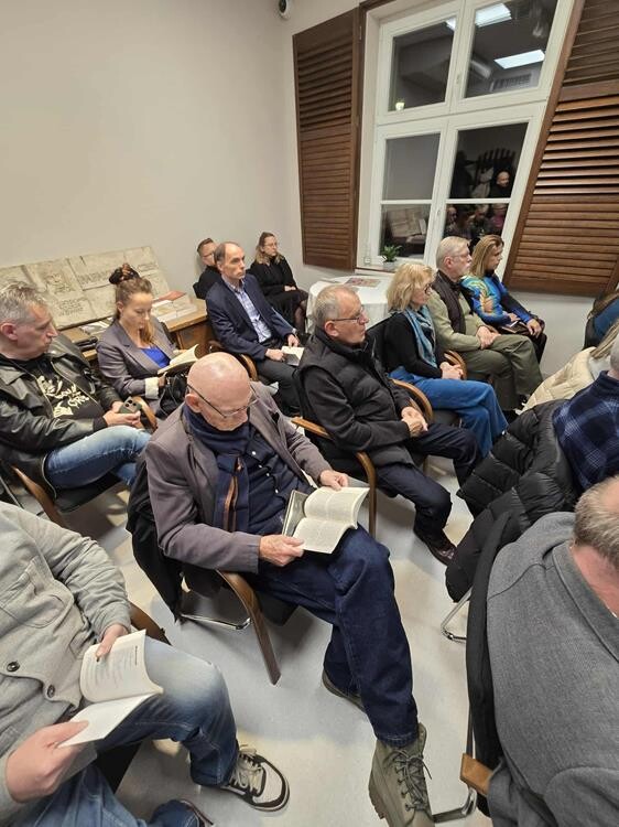 Spotkanie autorskie z Marianem Kisielem / fot. Dawid Głodkowski, Instytut Mikołowski im. Rafała Wojaczka