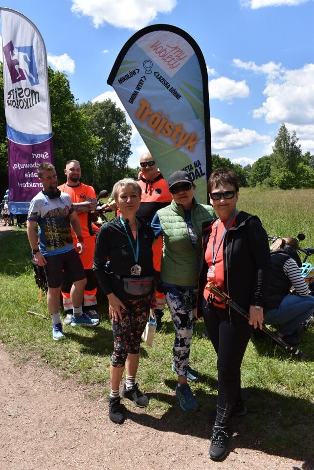 Ponad 400 uczestników V edycji Trójstyku „Kobieta na medal” połączyło siły, by pomóc Hani Sidełko / fot. Aktualności Powiatu Mikołowskiego